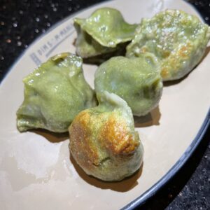 pan fried vegetable dumplings