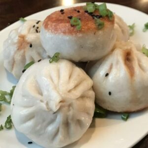 Pan Fried Mini Pork Buns
